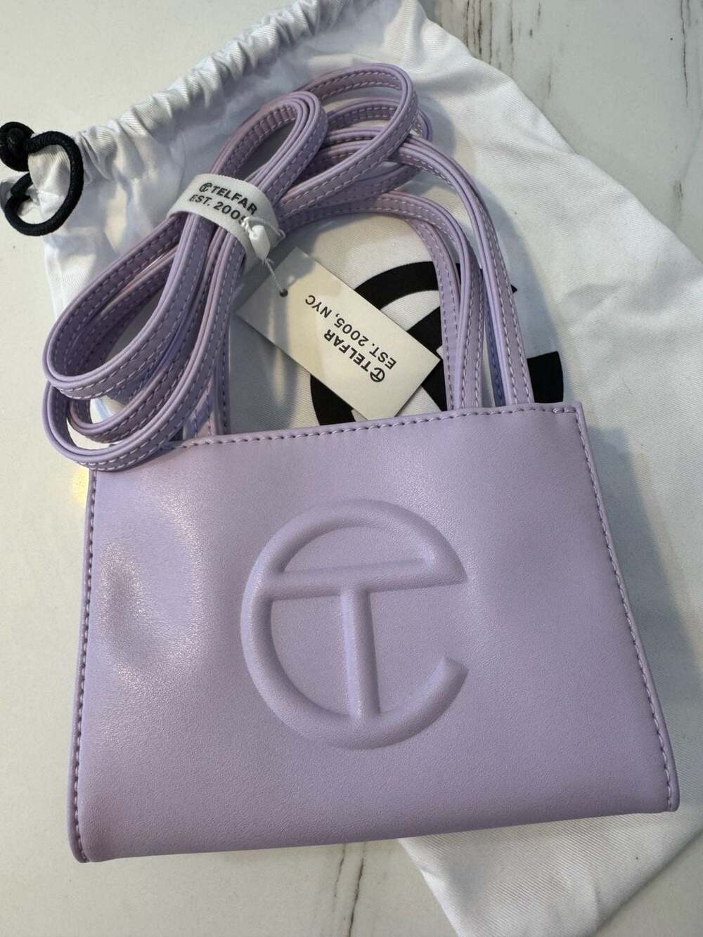 Telfar Small Lavender Shopping Bag